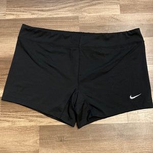 Black Nike womens xl swim bottoms or shorts .